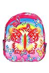 Whitecloud TRANSFORMING HOMES® Kid's Polyester Butterfly School Bag, Multicolour