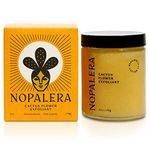 Nopalera Mandarina Cactus Flower Exfoliant - Face & Body Scrub, 3-in-1 Cleanser, & Moisturizer, Vegan, Cruelty-Free, Natural Citrus Scent, Dye Free, 6 oz.