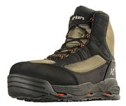 Korkers Greenback Wading Boot with Felt & Kling-On Soles, Dried Herb/Black , Size 08