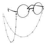 WLLHYF Glasses Chain for Women Strap Holder Around Neck, Women's Sun Reading Eyeglass Chain Hanger Lanyard Necklace