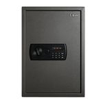 Equal 55L SecureX Safe Locker for Home | Electronic Safe Locker with Pincode Access and Emergency Key - Lock X2 | 3 Years Limited Warranty | 55 Litre - Grey