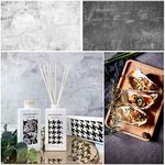 Selens 56x89cm 2 in 1 Food Photography Backdrop Background Cement Texture Paper Photo Studio for Flat Lay Product Props Jewelry Cosmetics YouTube Video Shooting Vlog, Double Sided Pattern