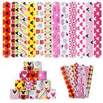 aolime 48 PCS Mouse Slap Bracelets Kids Slap Bracelets Birthday Slap Bracelts for Kids Birthday Party Supplies Party Favors