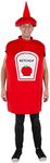 Dress-Up-America Ketchup Bottle Costume - Tomato Ketchup Unisex Dress Up - Kids and Adult Sizes (Adult)