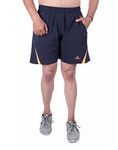 POWERHAWKE Men's Bermuda Shorts (POWER10_Black-Orange_2XL)