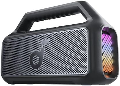 Soundcore Boom 2 by Anker, 80W Outdoor Bluetooth Speaker, 24H Playtime