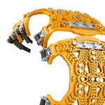 ATORSE Car Tyres Anti Slip Snow Chain Anti Skid for Downhill Survival Traction Yellow