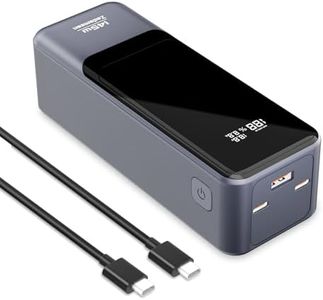 145 W Power Bank 27000 mAh Portatile Caricatore USB C 3 Porte PD3.0 Ricarica Rapida Batteria Esterna Display Digitale 100W Ricarica Rapida Compatibile con MacBook, iPhone, Samsung, Dell, AirPods