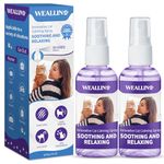 WEALLIN Cat Calming Spray - Calming Pheromone Relieve Anxiety & Stress and Other Problematic Behaviors Cat Facial Pheromone Calming and Relaxing Effect Suitable for Home Travelling Outdoor 60ml