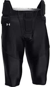 Under Armour Boys Integrated Football Pants (Black, Youth X-Large)