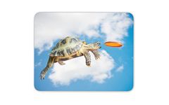 Cool Frisbee Turtle Mouse Mat Pad - Tortoise Funny Animal Gift PC Computer #8315