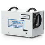 ALORAIR Basement/Crawl Space Dehumidifiers Removal 120 PPD (Saturation), 55 Pint Commercial Dehumidifier, Auto Defrosting, cETL, Optional Remote Monitoring