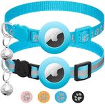 2 Pack Airtag Cat Collar Breakaway 