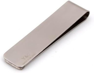 Silver rectangle wholesale Money Clip and Box silver card holder groomsman gift MC1031 One Size Silver