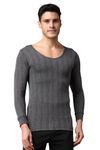 Wearslim® Winter Warmer Thermal Vest for Men Ultra Soft Round Neck Winter Inner Wear Top Underwear - Black (Size - 3XL)