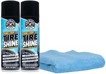 Chemical Guys ShineLogic Tire Shine Safe for Cars, Trucks, Motorcycles, RVs & More, Includes Microfiber Towel Kit, 15 fl oz, 2 Pack