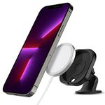 Spigen MagFit Phone Holder Car Mount Designed for Magsafe 2020-2023 (Charger Not Included)(Requires USB-C Car Charger)