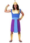 Kronk Costume for Men, Official Disney Emperor's New Groove Outfit, Size (38-40)