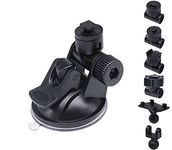 S40 Dash Cam Suction Mount (3rd Gen) with10pcs 360 Rotating Joints Compatible for Rexing, Old Shark, Yi, TOGUARD, Compark, Kingslim, Crosstour and Most Dash Cameras, DVR, GPS