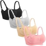 iloveSIA 4Pack Nursing Bra for Brea