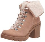 Rampage Women's Moto Fashion Boot, Taupe, 7 UK