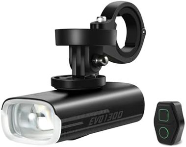 Magicshine EVO 1300 Bike Lights Upside Down Mounted 1300 Lumens Bicycle Headlights with Remote Control, Type-C and Waterproof Bike Front Light for for Night Riding