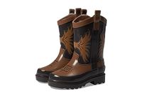 Western Chief Unisex-Child Western Cowboy Rain Boots (Toddler/Little Big Kid), Brown, 11 Little Kid