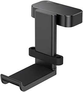 Lamicall Headphone Hanger, Headset Hook - 360 Degree Rotation Earphone Holder Mount, Table Headphone Stand with Cable Organizer, Headset Clamp - Black