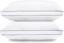 Pillows Queen Size 2 Pack for Sleeping, Soft and Supportive Bed Pillow for Side and Back Sleeper, Down Alternative Hotel Collection Pillows - 20 x30