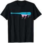 Baseball Bat with Sprinkles Drip T-