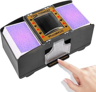 Automatic Card Shuffler, Can Shuffle 2 Decks of Cards, Battery Powered, UNO Card Shufflerr is Suitable for Blackjack, Texas Hold'em, and Other Home Card Games.