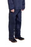 Mountain Warehouse Pakka Kids Waterproof Over Trousers - Taped Seams Rain Pants, Lightweight, Rip-Stop, Packaway Bag - for Spring Summer, Walking, Travelling Navy Teen Size 13 Years