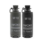 Zhongren Hand Grenades M18 Army Toy Tactical CS Airsoft Grenade Toys Battle Game Refill BB Shower Rival Role Play Dress Playset Gift for 14+ (Black+Green)