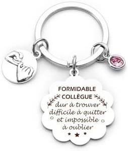 Cadeau Collègue Porte Clef CollèGue Cadeau DéPart Collègue Cadeau Retraite Femme Homme Original Cadeau Collegue De Travail Femme Cadeau Merci Cadeau Depart Collegue De Travail Porte Clés Personnalisé