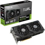 ASUS Dual GeForce RTX™ 4070 Super Graphics Card (PCIe 4.0, 12GB GDDR6X, DLSS 3, HDMI 2.1, DisplayPort 1.4a, 2.56-Slot Design, Axial-tech Fan Design, Auto-Extreme Technology, and More)