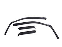 EGR 571691 In-channel Window Visors Front and Rear Set, Dark Smoke Finsh, Compatible with Chevrolet, GMC Silverado, Sierra Crew Cab Models