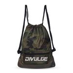 DIVULGE Thunder Drawstring Standard Backpack Daypack Bag, Sports Bag, Gym Bags With Zip Pocket (Camouflage Brown 16 L Backpack).