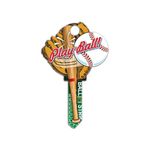 Lucky Line Key Shapes, BASEBALL, House Key Blank, SC1, 1 Key (B120S)