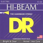 DR Strings MTR-10 HI-BEAM Nickel Plated Electric Guitar Strings 10-46, Medium