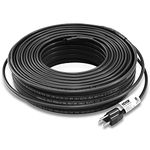 VEVOR Self-Regulating Pipe Heating Cable, 120-feet 5W/ft Heat Tape for Pipes, Roof Snow Melting De-Icing, Gutter and Pipe Freeze Protection, 120V