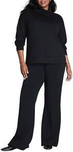 SPANX AirEssentials Turtleneck Tunic - Relaxed Turtleneck with Booty Coverage - UPF 50+ Protection - Very Black - Medium