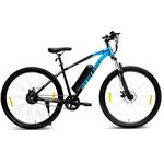 NINETY ONE E-Drago | Electric Cycle | 7.8Ah Battery |27.5 T | Front Suspension 80mm | ‎250Watts | IP65 BLDC Motor | 85% pre-Assembled | 2 Years Battery Warranty | Black Blue