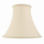 Round Bell Table Lampshade Light Shade (12 Inch), Cream Cotton Mix