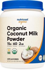 Nutricost Organic Coconut Milk Powder 2LBS - Non-GMO, Certified Organic Coconut Milk Powder
