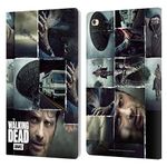 Head Case Designs Officially Licensed AMC The Walking Dead Key Art Vertical Logo Leather Book Wallet Case Cover Compatible With Apple iPad mini 4