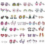 33 PairsStud Earrings Set for Girls