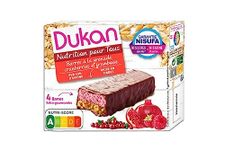 Dukan Healthy Oat Bran Bar, Dark Chocolate & Red Berries Flavour, Low Sugar, 30 grams, 4 count