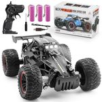 Jiakora Remote Control Car Toys, 2.4GHz RC Racing Car for Kids, 1:16 Scale 2WD Off-Road Monster Truck, 3 Batteries for 60min Playtime, All-Terrain Electric Remote Control Vehicle Toys for Age 3+ Boys