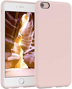 EAZY CASE Silicone Custodia per cellulare compatibile con iPhone 6 / 6S, Slimcover con protezione della fotocamera e fodera, Custodia in silicone, copertura protettiva, Rosa Antico