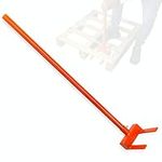 FEBTECH Pallet Breaker - Heavy Duty Pallet Dismantling Tool for Pallet Projects & Deck Board Removal Tool - 41" Pallet Buster Deck Wrecker Tool - Pallet Ripper 1 Piece Pole pry bar with Steel Head